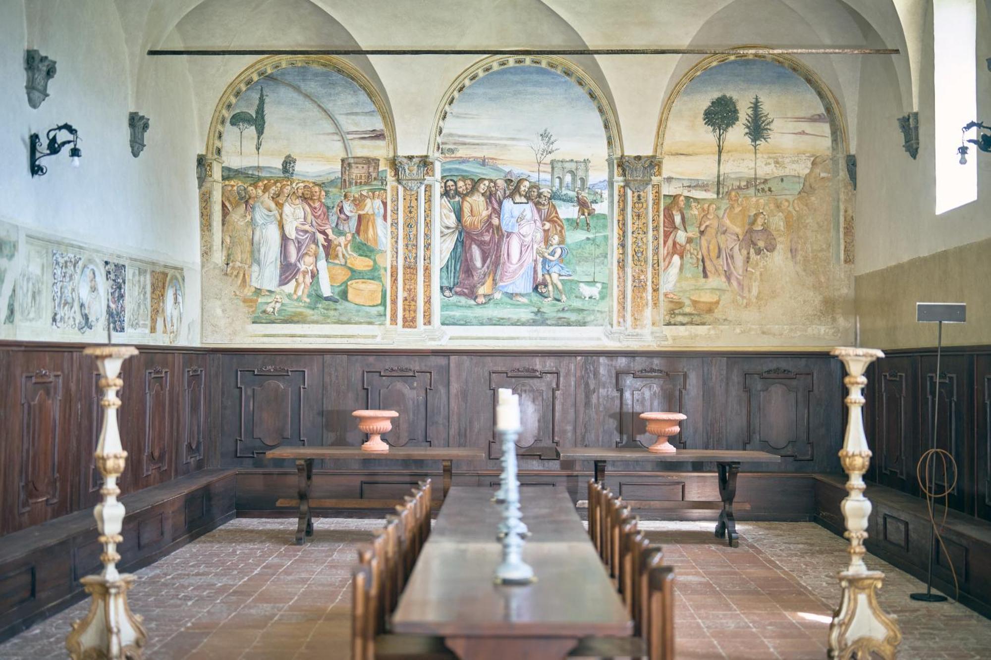 Vila Monastero Sant'Anna In Camprena Pienza Exteriér fotografie